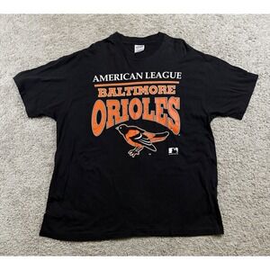 Vintage 90's Baltimore Orioles Jersey Spellout Logo Single Stitched Hanes MLB 2X